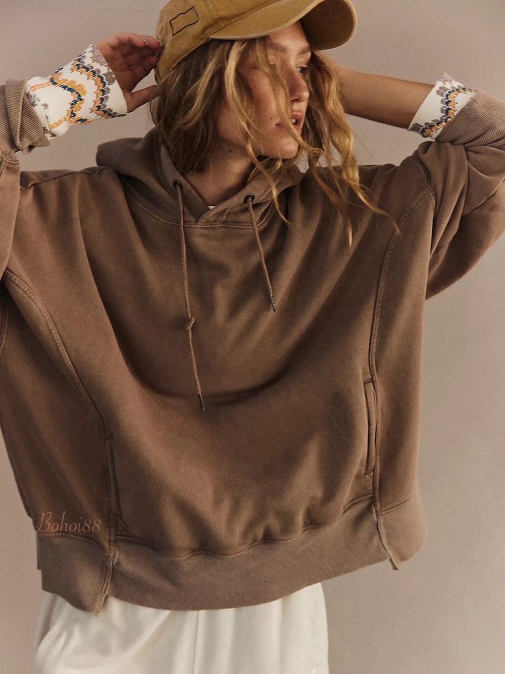 NEW Free People Sprint To The Finish Hoodie